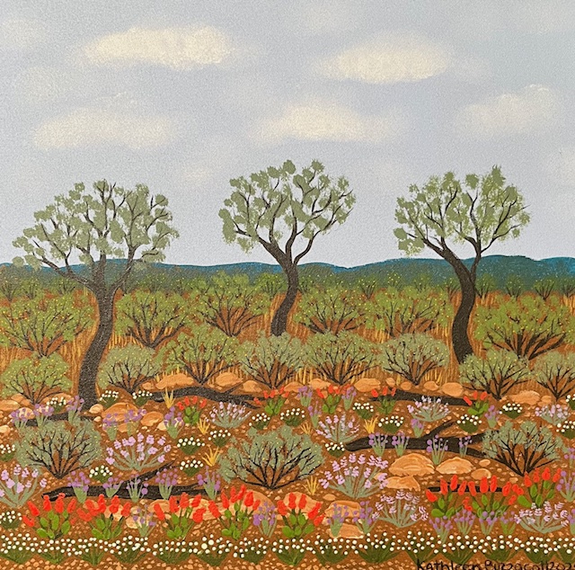 Kathleen Buzzacott - Alice Springs Wildflowers (Tjorita)