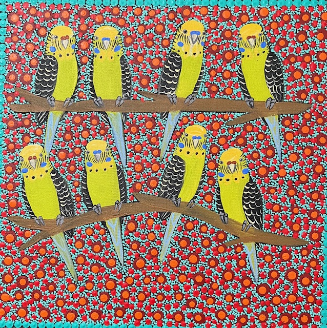 Kathleen Buzzacott - Budgies (Tjorita)