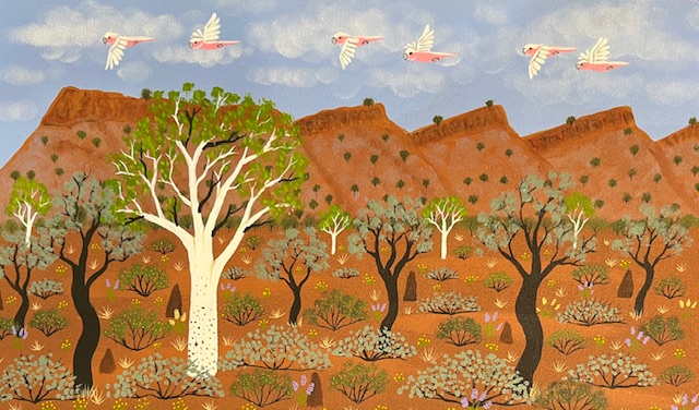 Kathleen Buzzacott - West MacDonnell Ranges (Tjorita)