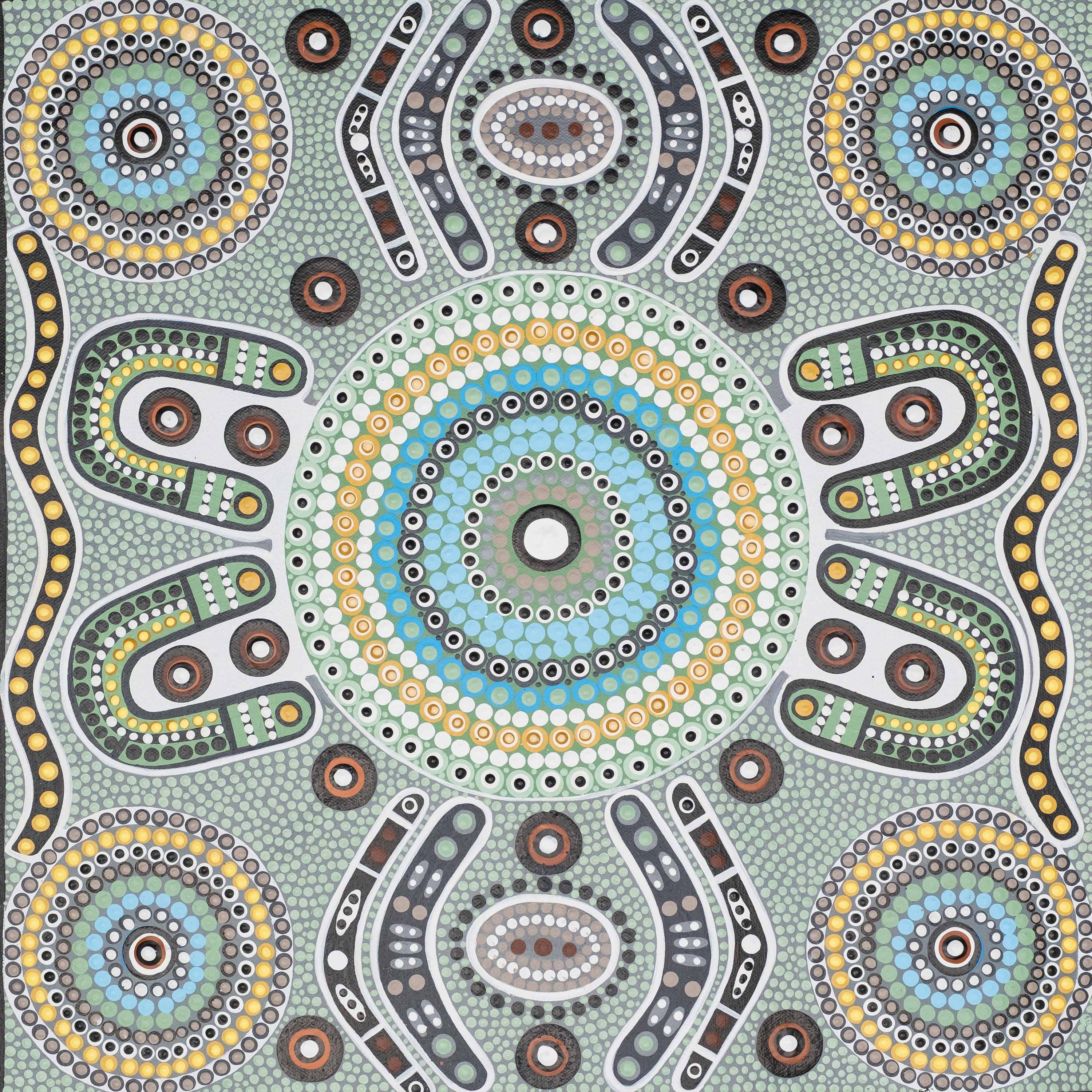 Pam Brandy Hall - Corroboree Dreaming