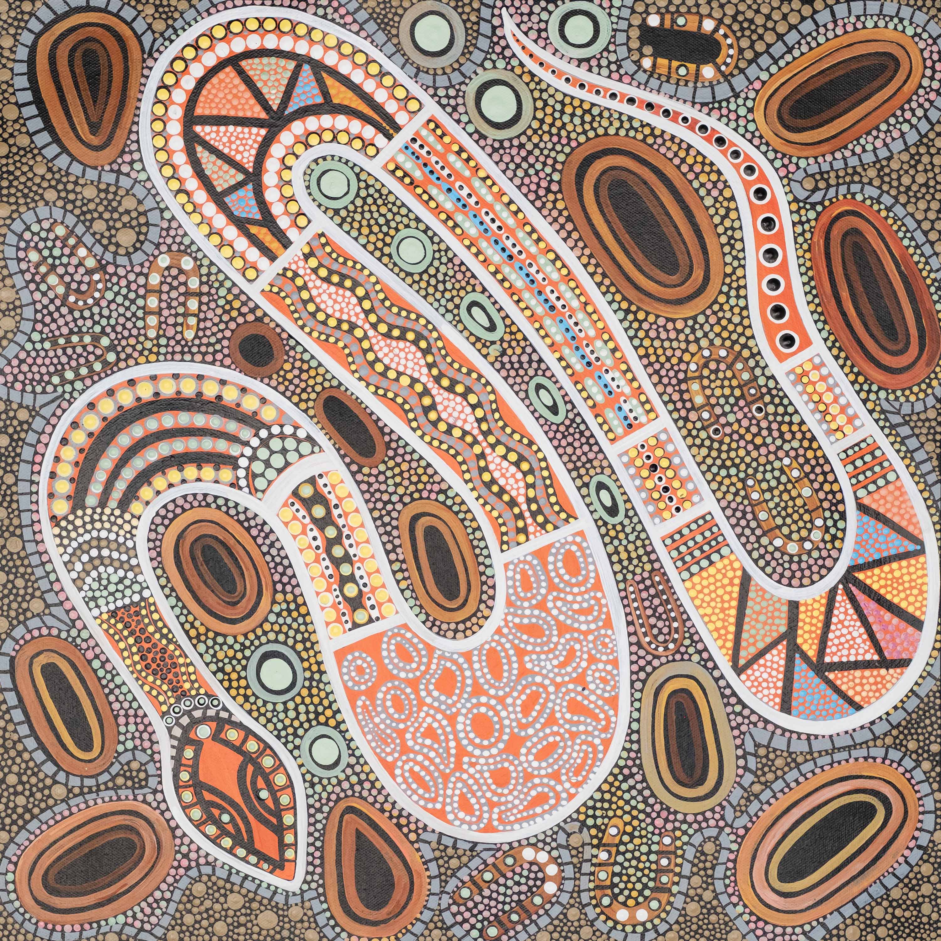 Pam Brandy Hall - Path of the Rainbow Serpent