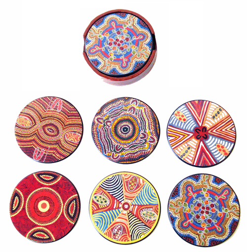 Coasters Hard Case by Jukurrpa Artists - Click Image to Close